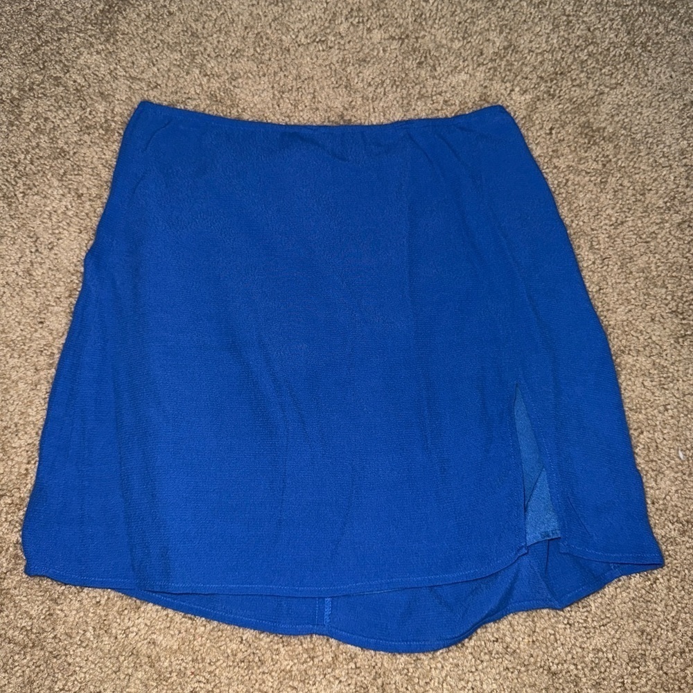 Sunday Best Vibrant Blue A-Line Skirt